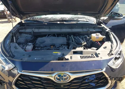 2021 Toyota Highlander Hybrid Platinum from USA, damaged, VIN 5TDFARAH7MS008597